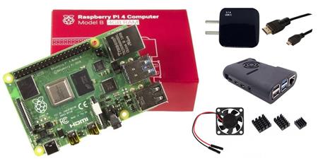 Kit Raspberry Pi 4 B 4gb Original + Fuente + Gabinete + Cooler + Cable HDMI + Disip